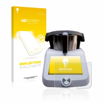 Parte frontale di una confezione del prodotto con il logo del marchio upscreen. Accanto è raffigurato il dispositivo SilverCre