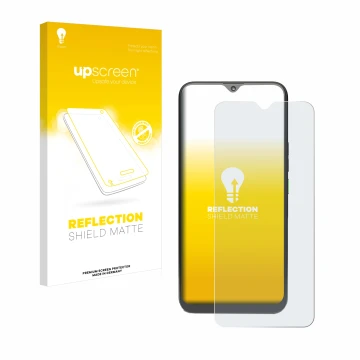 Parte frontale di una confezione del prodotto con il logo del marchio upscreen. Accanto è raffigurato il dispositivo 4G System