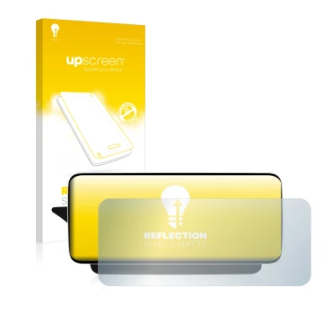 Parte frontale di una confezione del prodotto con il logo del marchio upscreen. Accanto è raffigurato il dispositivo Koason Me