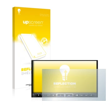 Parte frontale di una confezione del prodotto con il logo del marchio upscreen. Accanto è raffigurato il dispositivo Alpine iL