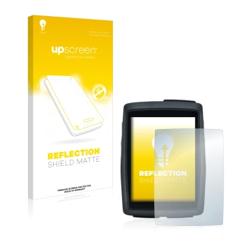 Parte frontale di una confezione del prodotto con il logo del marchio upscreen. Accanto è raffigurato il dispositivo Sigma BC 