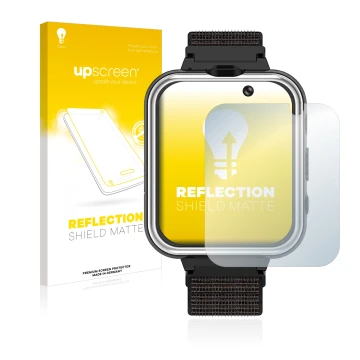 Parte frontale di una confezione del prodotto con il logo del marchio upscreen. Accanto è raffigurato il dispositivo Pthtechus