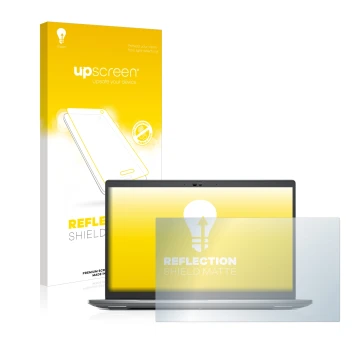 Parte frontale di una confezione del prodotto con il logo del marchio upscreen. Accanto è raffigurato il dispositivo Dell Prec