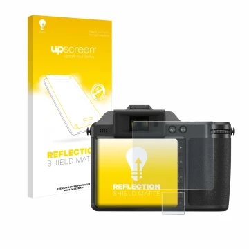 Parte frontale di una confezione del prodotto con il logo del marchio upscreen. Accanto è raffigurato il dispositivo Hasselbla