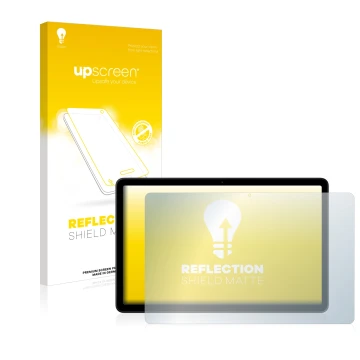 Parte frontale di una confezione del prodotto con il logo del marchio upscreen. Accanto è raffigurato il dispositivo Nokia T21