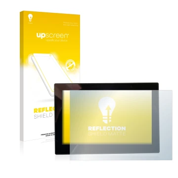 Parte frontale di una confezione del prodotto con il logo del marchio upscreen. Accanto è raffigurato il dispositivo MG 4 7-Zo