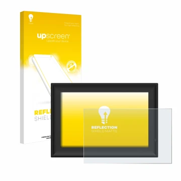 Parte frontale di una confezione del prodotto con il logo del marchio upscreen. Accanto è raffigurato il dispositivo Yenock Di