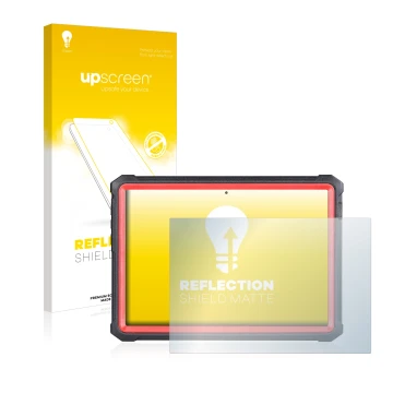 Parte frontale di una confezione del prodotto con il logo del marchio upscreen. Accanto è raffigurato il dispositivo Launch X-