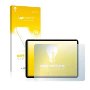 Parte frontale di una confezione del prodotto con il logo del marchio upscreen. Accanto è raffigurato il dispositivo OnePlus P