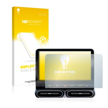 Parte frontale di una confezione del prodotto con il logo del marchio upscreen. Accanto è raffigurato il dispositivo Smart #1 