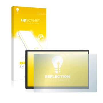 Parte frontale di una confezione del prodotto con il logo del marchio upscreen. Accanto è raffigurato il dispositivo Sebbe Fac