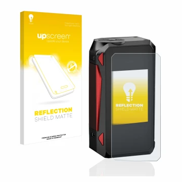 Parte frontale di una confezione del prodotto con il logo del marchio upscreen. Accanto è raffigurato il dispositivo Smok G-Pr