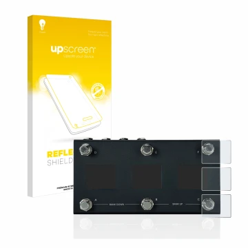 Parte frontale di una confezione del prodotto con il logo del marchio upscreen. Accanto è raffigurato il dispositivo Morningst
