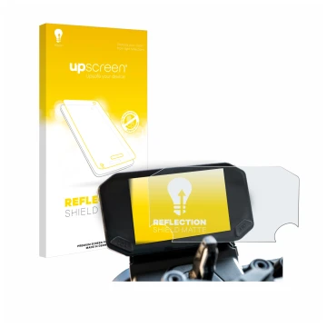 Parte frontale di una confezione del prodotto con il logo del marchio upscreen. Accanto è raffigurato il dispositivo VOGE 350 