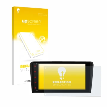 Parte frontale di una confezione del prodotto con il logo del marchio upscreen. Accanto è raffigurato il dispositivo Xtrons PS