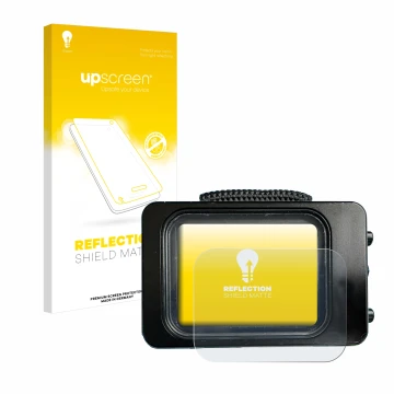 Parte frontale di una confezione del prodotto con il logo del marchio upscreen. Accanto è raffigurato il dispositivo Divesoft 