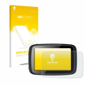Parte frontale di una confezione del prodotto con il logo del marchio upscreen. Accanto è raffigurato il dispositivo Elebest C
