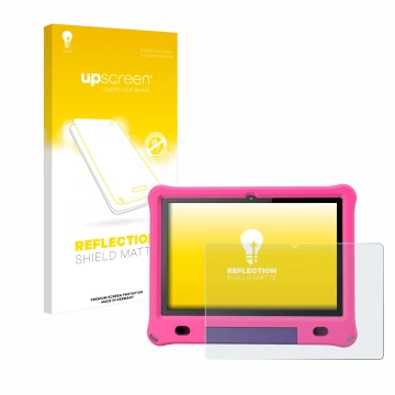 Parte frontale di una confezione del prodotto con il logo del marchio upscreen. Accanto è raffigurato il dispositivo Pritom B1