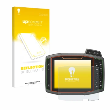 Parte frontale di una confezione del prodotto con il logo del marchio upscreen. Accanto è raffigurato il dispositivo Amazone A