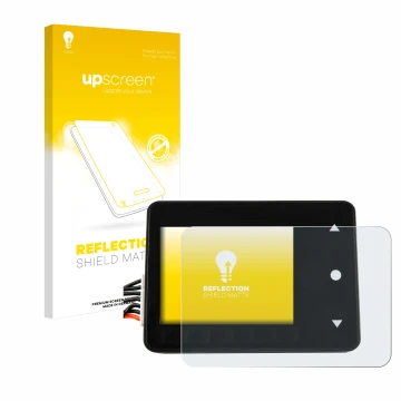 Parte frontale di una confezione del prodotto con il logo del marchio upscreen. Accanto è raffigurato il dispositivo Spektrum 