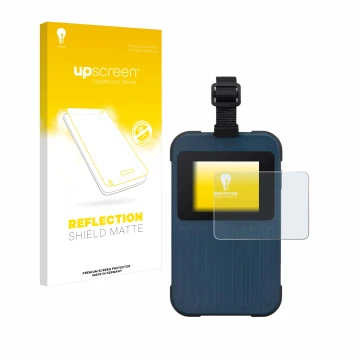 Parte frontale di una confezione del prodotto con il logo del marchio upscreen. Accanto è raffigurato il dispositivo Acer Endu
