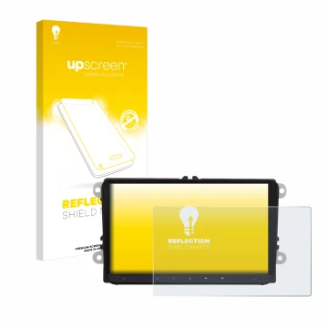Parte frontale di una confezione del prodotto con il logo del marchio upscreen. Accanto è raffigurato il dispositivo JF-Sound 