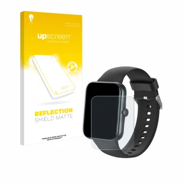 Parte frontale di una confezione del prodotto con il logo del marchio upscreen. Accanto è raffigurato il dispositivo Pthtechus