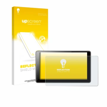 Parte frontale di una confezione del prodotto con il logo del marchio upscreen. Accanto è raffigurato il dispositivo Pioneer S