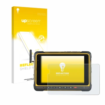 Parte frontale di una confezione del prodotto con il logo del marchio upscreen. Accanto è raffigurato il dispositivo AIR3 7.3 