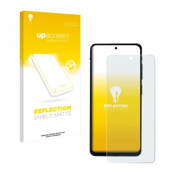 Parte frontale di una confezione del prodotto con il logo del marchio upscreen. Accanto è raffigurato il dispositivo Murena 2 