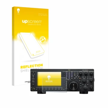 Parte frontale di una confezione del prodotto con il logo del marchio upscreen. Accanto è raffigurato il dispositivo Kenwood T