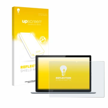 Parte frontale di una confezione del prodotto con il logo del marchio upscreen. Accanto è raffigurato il dispositivo Lenovo Id