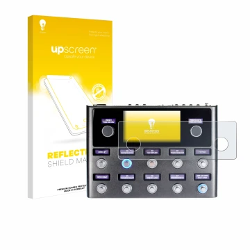 Parte frontale di una confezione del prodotto con il logo del marchio upscreen. Accanto è raffigurato il dispositivo Fender To