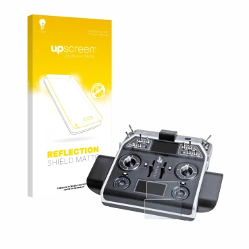 Parte frontale di una confezione del prodotto con il logo del marchio upscreen. Accanto è raffigurato il dispositivo Graupner 