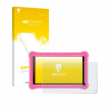 Parte frontale di una confezione del prodotto con il logo del marchio upscreen. Accanto è raffigurato il dispositivo Sannuo K7