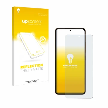 Parte frontale di una confezione del prodotto con il logo del marchio upscreen. Accanto è raffigurato il dispositivo HMD Pulse