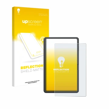 Parte frontale di una confezione del prodotto con il logo del marchio upscreen. Accanto è raffigurato il dispositivo SGIN T12S