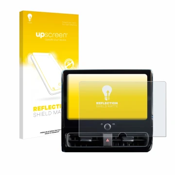 Parte frontale di una confezione del prodotto con il logo del marchio upscreen. Accanto è raffigurato il dispositivo Toyota Ya