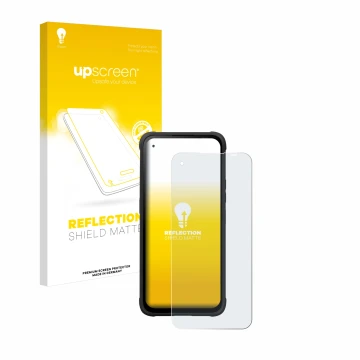 Parte frontale di una confezione del prodotto con il logo del marchio upscreen. Accanto è raffigurato il dispositivo Hammer Bl