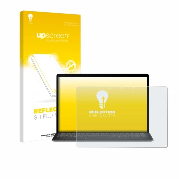 Parte frontale di una confezione del prodotto con il logo del marchio upscreen. Accanto è raffigurato il dispositivo Minisforu