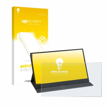 Parte frontale di una confezione del prodotto con il logo del marchio upscreen. Accanto è raffigurato il dispositivo Yodoit PT