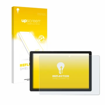 Parte frontale di una confezione del prodotto con il logo del marchio upscreen. Accanto è raffigurato il dispositivo HotLight 