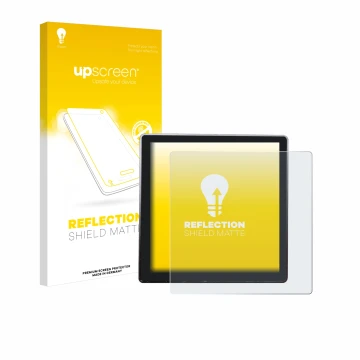 Parte frontale di una confezione del prodotto con il logo del marchio upscreen. Accanto è raffigurato il dispositivo Shelly Wa