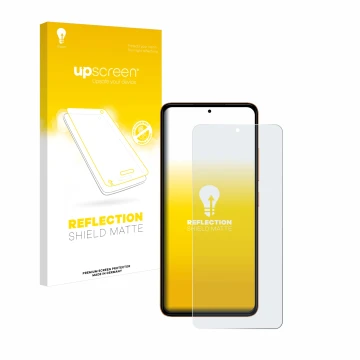 Parte frontale di una confezione del prodotto con il logo del marchio upscreen. Accanto è raffigurato il dispositivo HMD Pulse