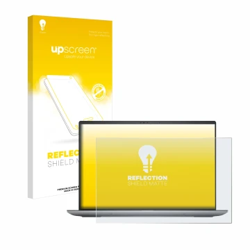Parte frontale di una confezione del prodotto con il logo del marchio upscreen. Accanto è raffigurato il dispositivo Dell Prec