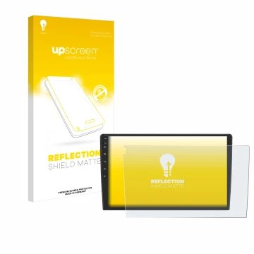 Parte frontale di una confezione del prodotto con il logo del marchio upscreen. Accanto è raffigurato il dispositivo Eonon ua1