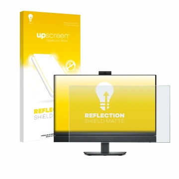 Parte frontale di una confezione del prodotto con il logo del marchio upscreen. Accanto è raffigurato il dispositivo Dell Opti