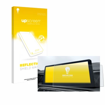 Parte frontale di una confezione del prodotto con il logo del marchio upscreen. Accanto è raffigurato il dispositivo MG3 Hybri