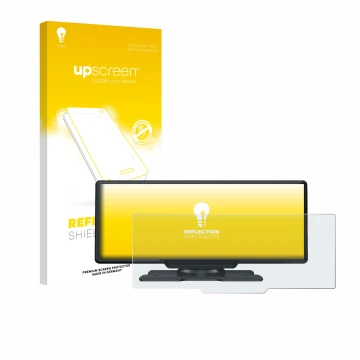 Parte frontale di una confezione del prodotto con il logo del marchio upscreen. Accanto è raffigurato il dispositivo Lamto 9.2
