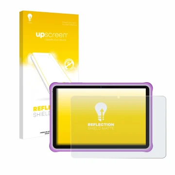 Parte frontale di una confezione del prodotto con il logo del marchio upscreen. Accanto è raffigurato il dispositivo Pixpeak M